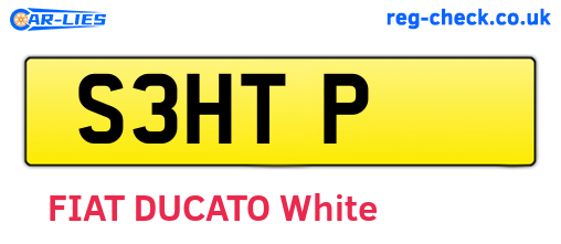 S3HTP are the vehicle registration plates.