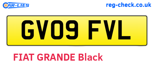 GV09FVL are the vehicle registration plates.