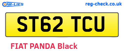 ST62TCU are the vehicle registration plates.