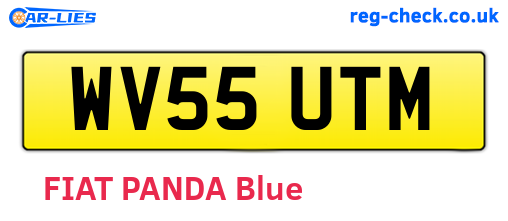 WV55UTM are the vehicle registration plates.