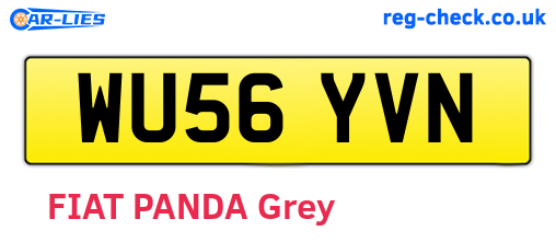 WU56YVN are the vehicle registration plates.