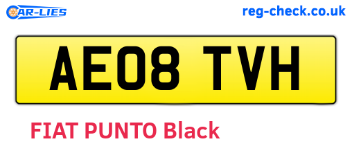 AE08TVH are the vehicle registration plates.