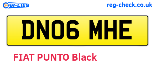 DN06MHE are the vehicle registration plates.