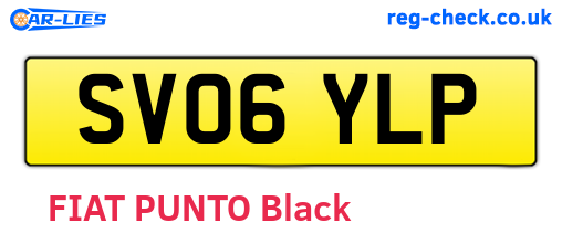 SV06YLP are the vehicle registration plates.