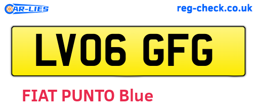 LV06GFG are the vehicle registration plates.