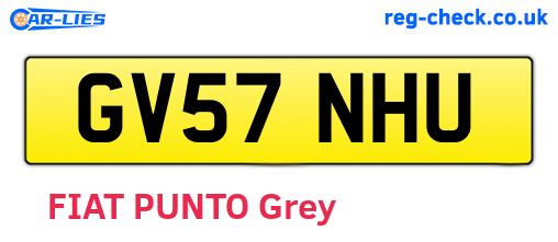 GV57NHU are the vehicle registration plates.