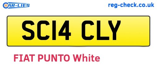 SC14CLY are the vehicle registration plates.