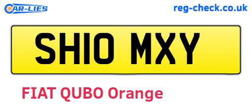 SH10MXY are the vehicle registration plates.
