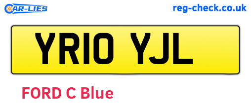 YR10YJL are the vehicle registration plates.