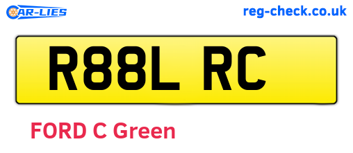 R88LRC are the vehicle registration plates.