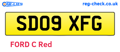 SD09XFG are the vehicle registration plates.