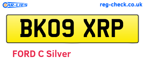 BK09XRP are the vehicle registration plates.