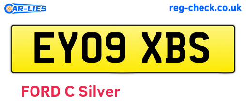 EY09XBS are the vehicle registration plates.