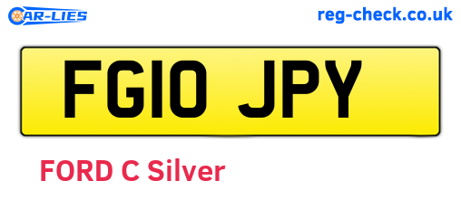 FG10JPY are the vehicle registration plates.