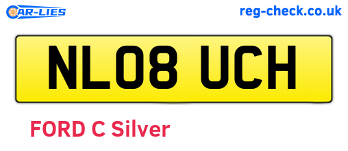 NL08UCH are the vehicle registration plates.