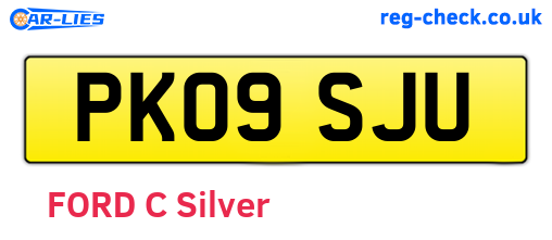 PK09SJU are the vehicle registration plates.