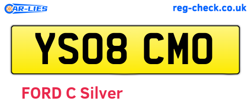 YS08CMO are the vehicle registration plates.