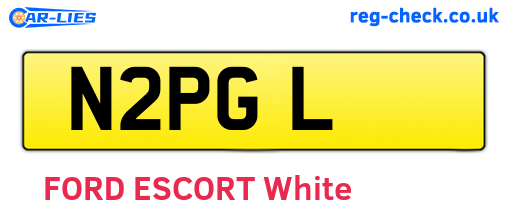 N2PGL are the vehicle registration plates.