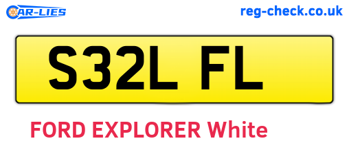S32LFL are the vehicle registration plates.