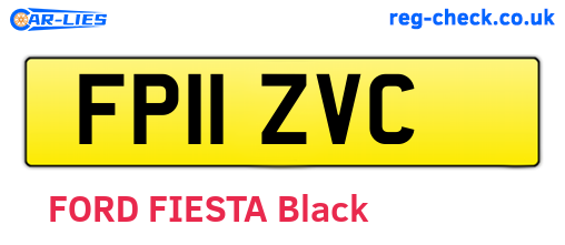 FP11ZVC are the vehicle registration plates.