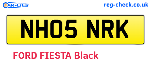 NH05NRK are the vehicle registration plates.