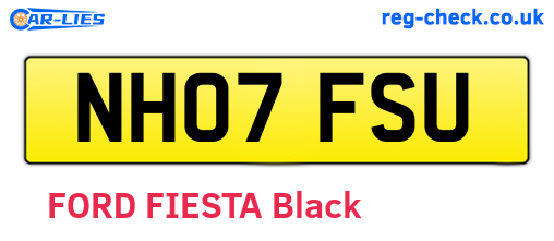 NH07FSU are the vehicle registration plates.