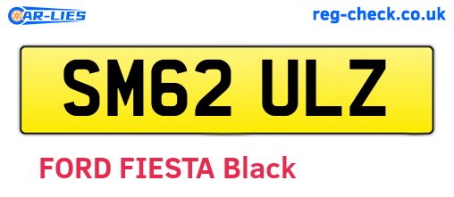 SM62ULZ are the vehicle registration plates.