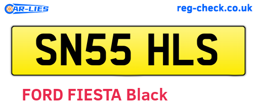 SN55HLS are the vehicle registration plates.