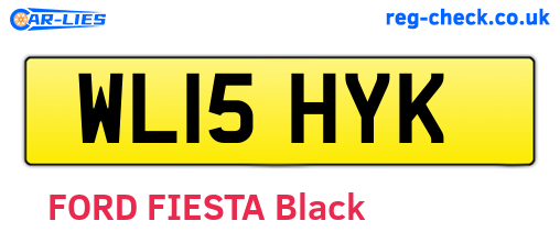 WL15HYK are the vehicle registration plates.