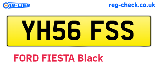 YH56FSS are the vehicle registration plates.