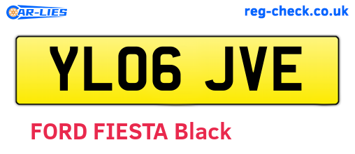 YL06JVE are the vehicle registration plates.