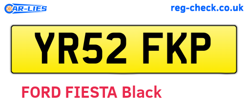 YR52FKP are the vehicle registration plates.