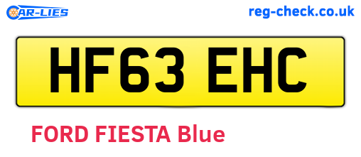 HF63EHC are the vehicle registration plates.