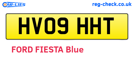 HV09HHT are the vehicle registration plates.