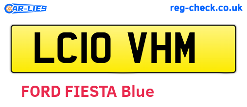 LC10VHM are the vehicle registration plates.