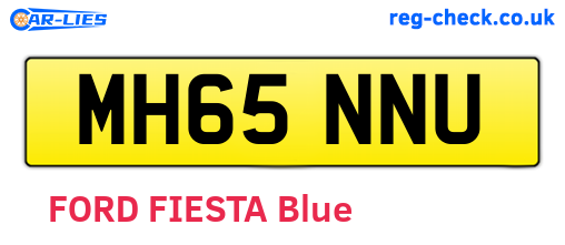 MH65NNU are the vehicle registration plates.