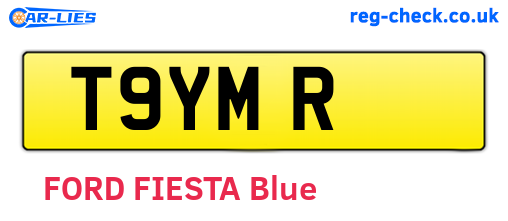 T9YMR are the vehicle registration plates.