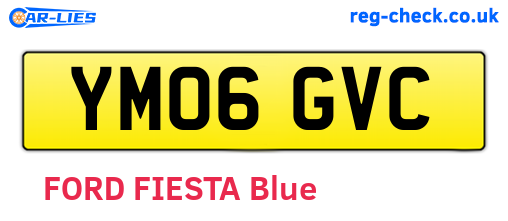 YM06GVC are the vehicle registration plates.