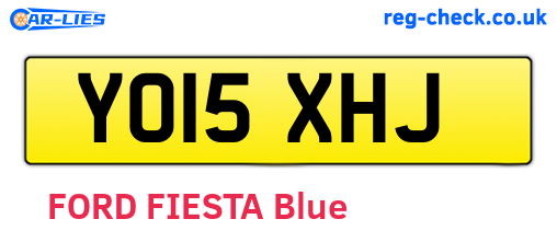 YO15XHJ are the vehicle registration plates.