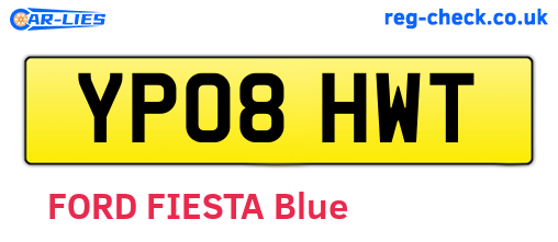 YP08HWT are the vehicle registration plates.