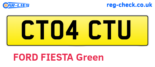 CT04CTU are the vehicle registration plates.