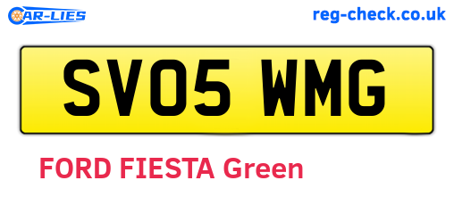SV05WMG are the vehicle registration plates.