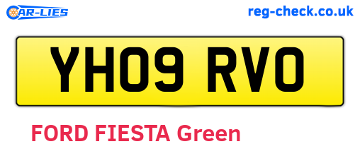 YH09RVO are the vehicle registration plates.