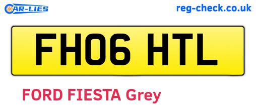 FH06HTL are the vehicle registration plates.