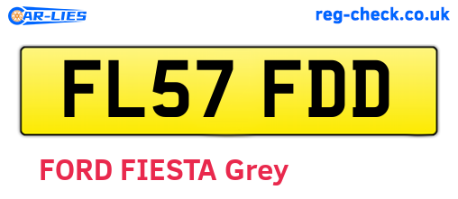 FL57FDD are the vehicle registration plates.