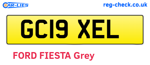 GC19XEL are the vehicle registration plates.