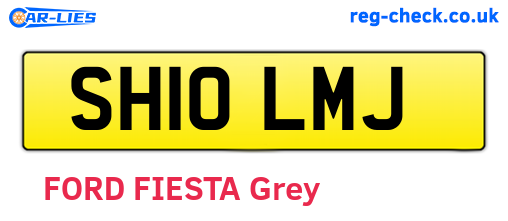 SH10LMJ are the vehicle registration plates.