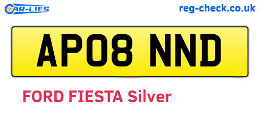 AP08NND are the vehicle registration plates.