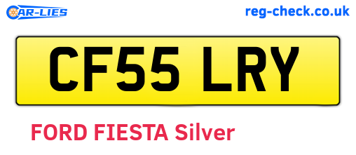 CF55LRY are the vehicle registration plates.