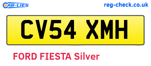 CV54XMH are the vehicle registration plates.